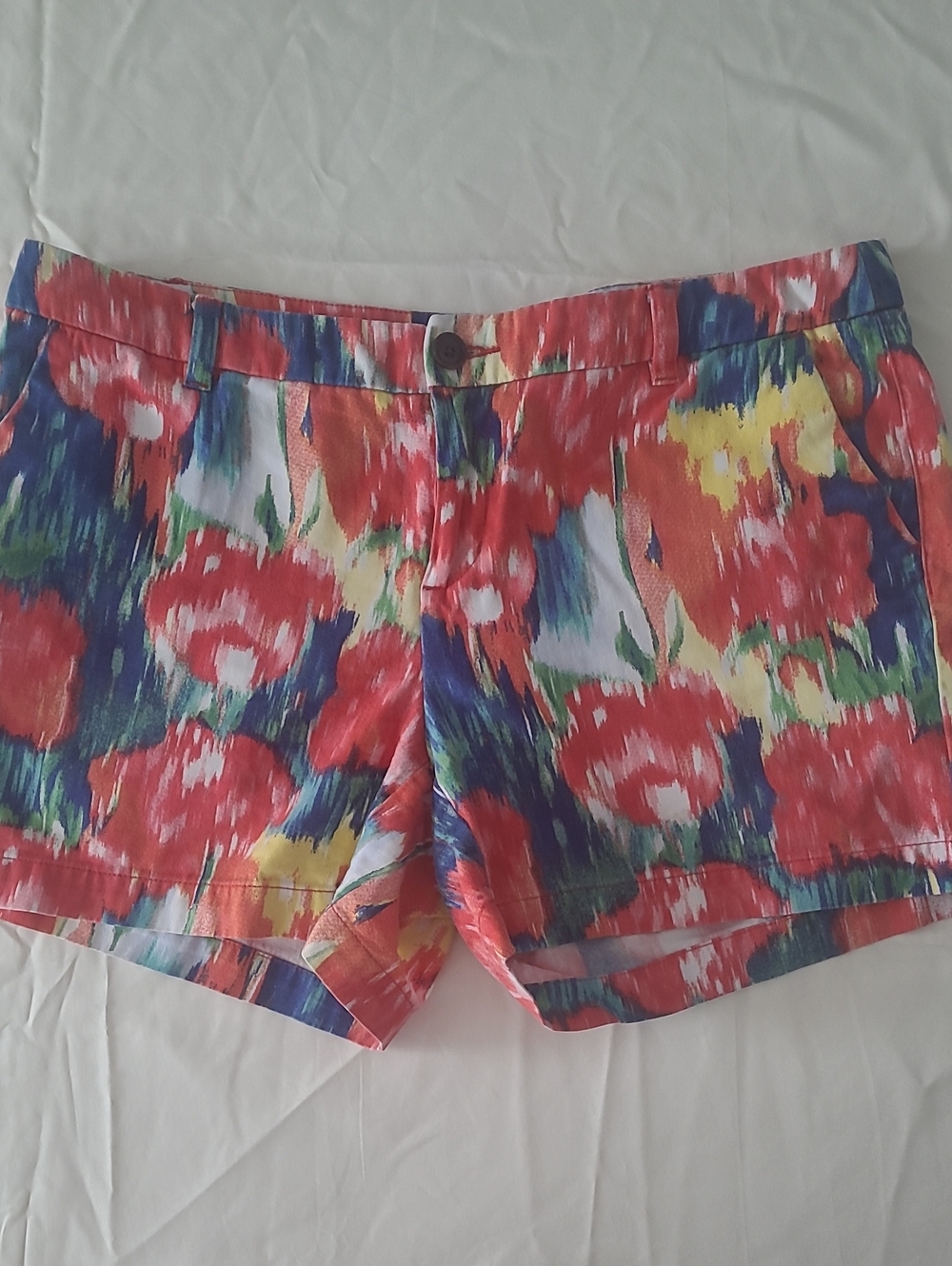 100% Cotton 4.5 In Merona Multicolor Floral Print Shorts -